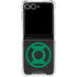 DC Comics Green Lantern Logo Black Background Galaxy Z Flip7 Clear Case