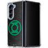 DC Comics Green Lantern Logo Black Background Galaxy Z Fold5 5G Clear Case