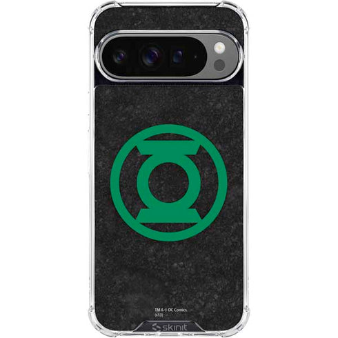 DC Comics Green Lantern Logo Black Background Google Pixel 10 Pro XL Clear Case