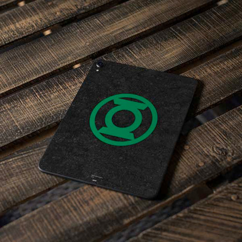 DC Comics Green Lantern Logo Black Background Apple iPad Pro Skin