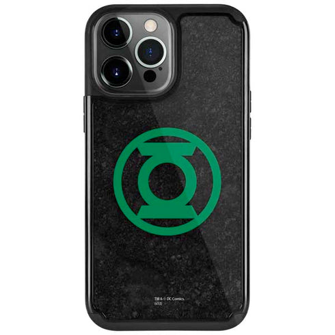 DC Comics Green Lantern Logo Black Background iPhone Cases