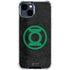 DC Comics Green Lantern Logo Black Background iPhone 15 Clear Case
