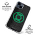 DC Comics Green Lantern Logo Black Background iPhone 15 Clear Case