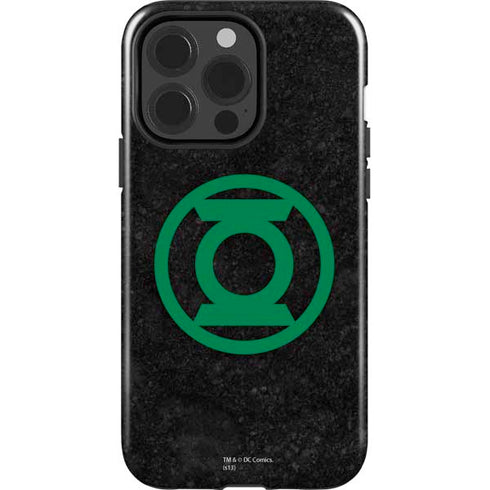 DC Comics Green Lantern Logo Black Background iPhone 15 Pro Impact Case