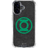 DC Comics Green Lantern Logo Black Background iPhone 16 Clear Case