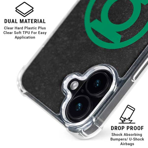 DC Comics Green Lantern Logo Black Background iPhone 16 MagSafe Case