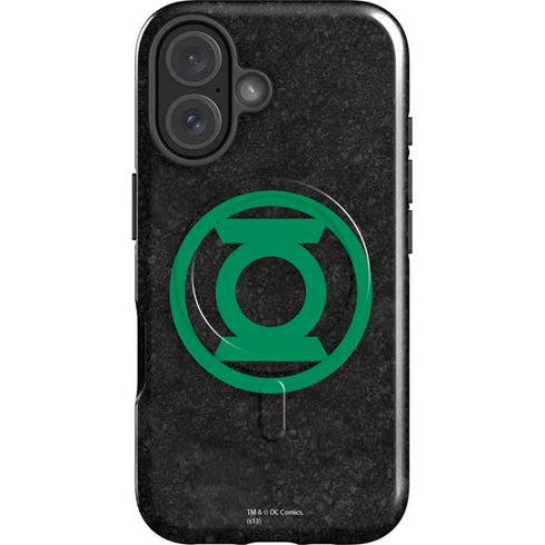 DC Comics Green Lantern Logo Black Background iPhone 16 Magsafe Impact Case