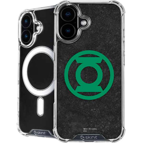 DC Comics Green Lantern Logo Black Background iPhone 16 Plus MagSafe Case