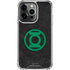 DC Comics Green Lantern Logo Black Background iPhone 16 Pro Clear Case