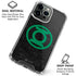 DC Comics Green Lantern Logo Black Background iPhone 16 Pro Clear Case