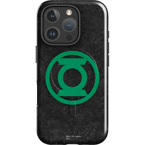 DC Comics Green Lantern Logo Black Background iPhone 16 Pro Magsafe Impact Case
