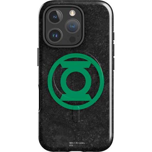 DC Comics Green Lantern Logo Black Background iPhone 16 Pro Max Magsafe Impact Case
