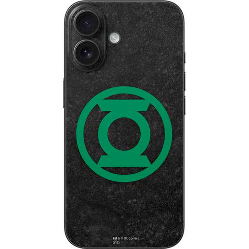 DC Comics Green Lantern Logo Black Background iPhone 16 Skin