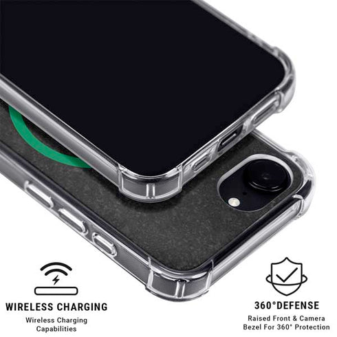 DC Comics Green Lantern Logo Black Background iPhone 16e Clear Case