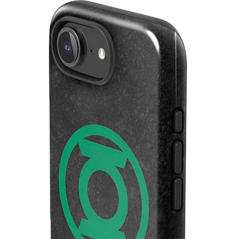 DC Comics Green Lantern Logo Black Background iPhone 16e Impact Case