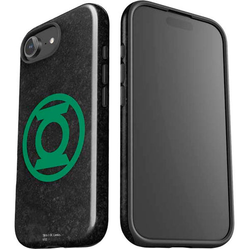 DC Comics Green Lantern Logo Black Background iPhone 16e Impact Case