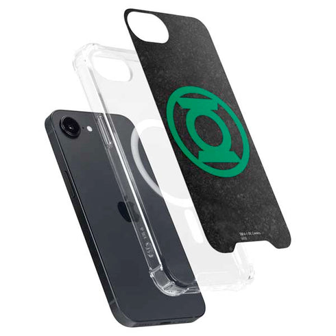 DC Comics Green Lantern Logo Black Background iPhone 16e MagSafe Case