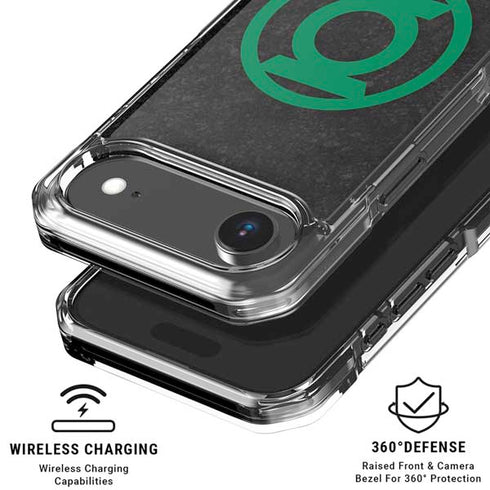 DC Comics Green Lantern Logo Black Background iPhone 17 Air Clear Case