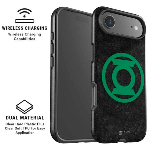 DC Comics Green Lantern Logo Black Background iPhone 17 Air Magsafe Impact Case
