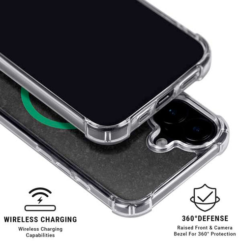 DC Comics Green Lantern Logo Black Background iPhone 17 Clear Case