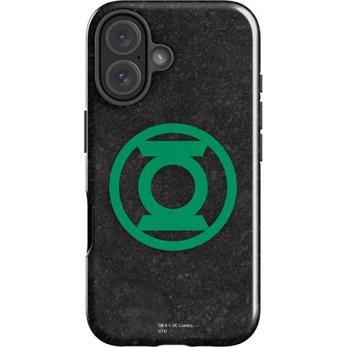DC Comics Green Lantern Logo Black Background iPhone 17 Impact Case