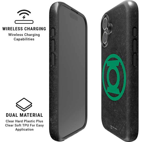 DC Comics Green Lantern Logo Black Background iPhone 17 Magsafe Impact Case