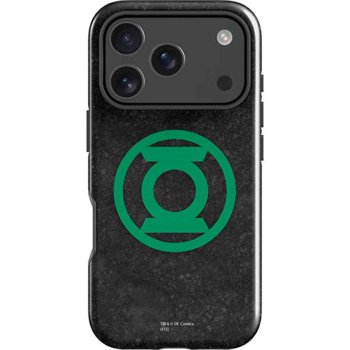 DC Comics Green Lantern Logo Black Background iPhone 17 Pro Impact Case