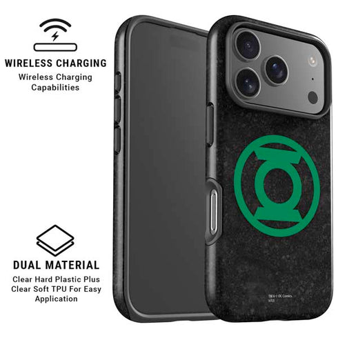 DC Comics Green Lantern Logo Black Background iPhone 17 Pro Magsafe Impact Case