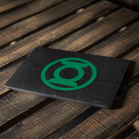 DC Comics Green Lantern Logo Black Background Apple MacBook Air Skin