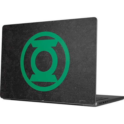 DC Comics Green Lantern Logo Black Background Apple MacBook Pro 14-inch Skin