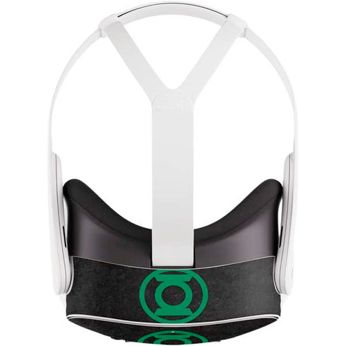DC Comics Green Lantern Logo Black Background Meta Quest 3S Skin