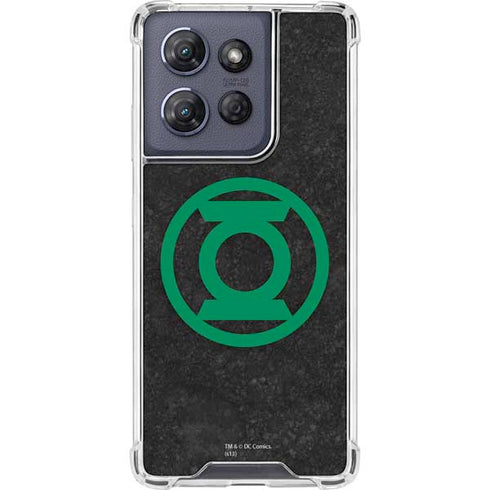 DC Comics Green Lantern Logo Black Background Moto G Play 5G (2025) Clear Case
