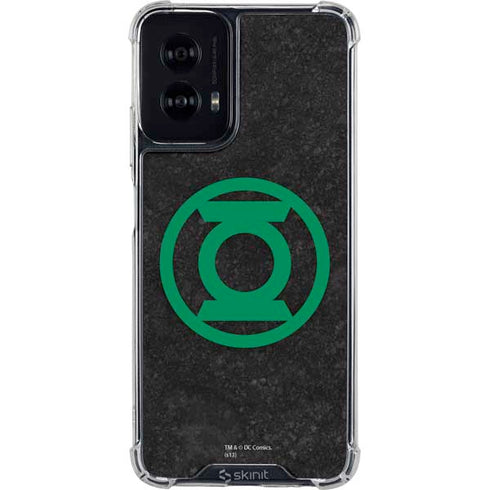 DC Comics Green Lantern Logo Black Background Moto G Power 5G (2024) Clear Case