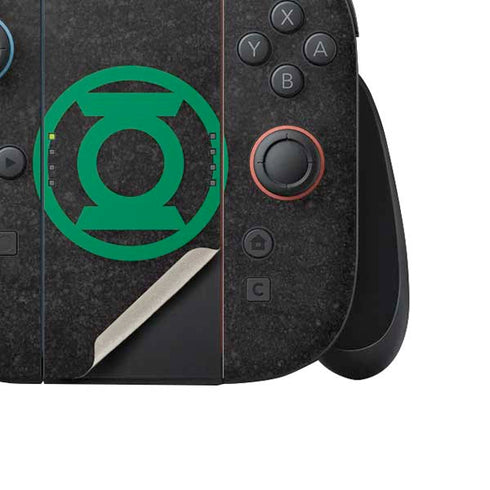 DC Comics Green Lantern Logo Black Background Nintendo Switch 2 (2025) Joy-Con Controller Skin