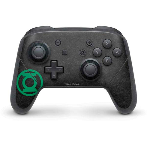 DC Comics Green Lantern Logo Black Background Nintendo Skins