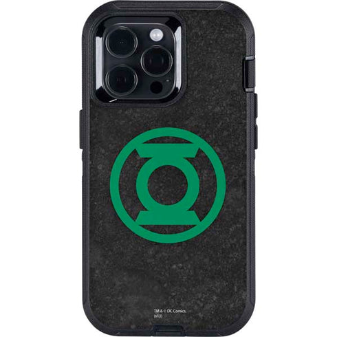 DC Comics Green Lantern Logo Black Background Otterbox Defender iPhone Skin