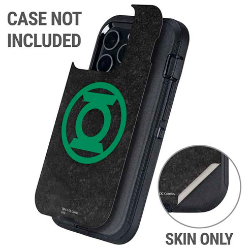 DC Comics Green Lantern Logo Black Background Otterbox Defender iPhone Skin