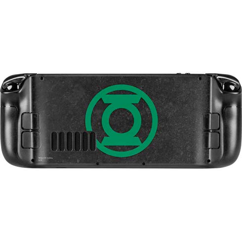 DC Comics Green Lantern Logo Black Background Steam Deck Handheld Gaming Computer OLED Skin