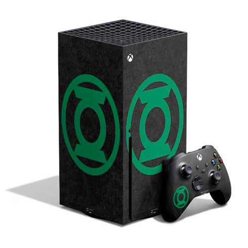 DC Comics Green Lantern Logo Black Background Xbox Series X Bundle Skin