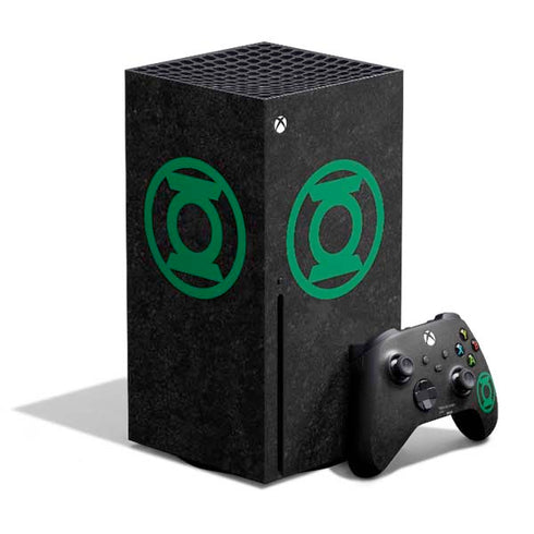 DC Comics Green Lantern Logo Black Background Xbox Series X Skins
