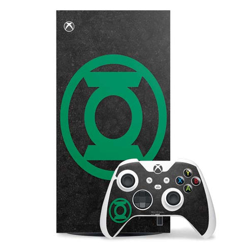 DC Comics Green Lantern Logo Black Background Xbox Series X Skins
