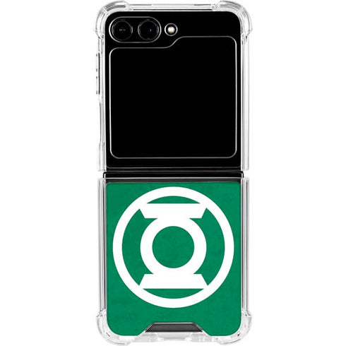 DC Comics Green Lantern Original Logo Galaxy Z Flip6 Clear Case