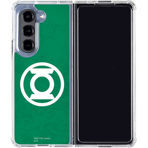 DC Comics Green Lantern Original Logo Galaxy Z Fold5 5G Clear Case
