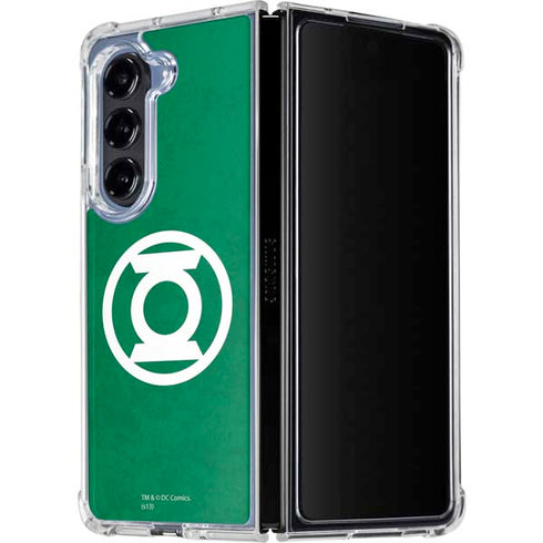 DC Comics Green Lantern Original Logo Galaxy Z Fold5 5G Clear Case
