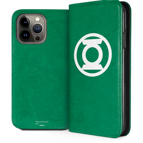 DC Comics Green Lantern Original Logo iPhone 14 Pro Max Folio Case