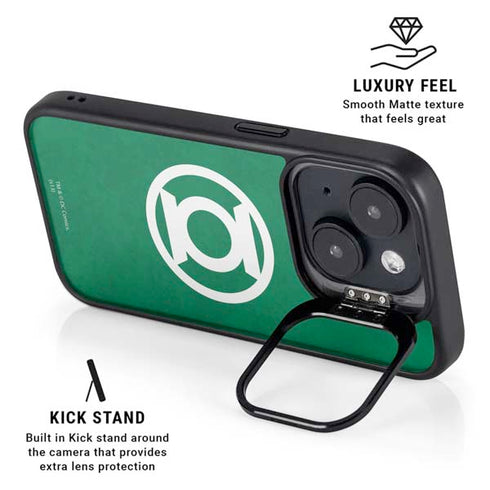 DC Comics Green Lantern Original Logo iPhone 15 Plus Kickstand Case