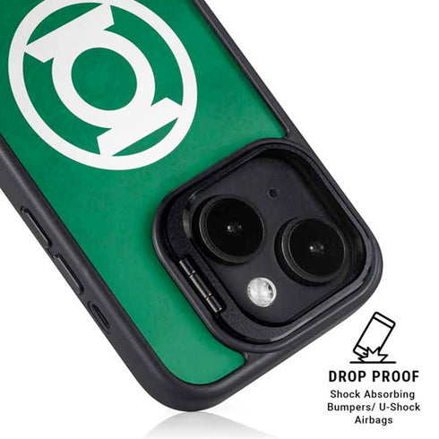 DC Comics Green Lantern Original Logo iPhone 15 Plus Kickstand Case