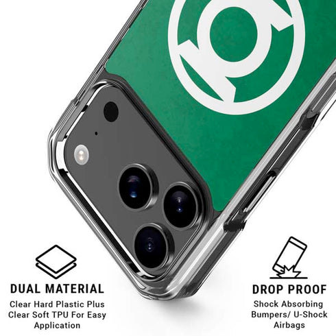DC Comics Green Lantern Original Logo iPhone 17 Pro Clear Case