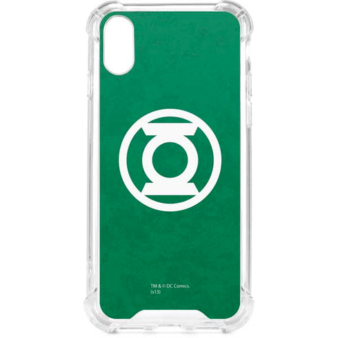 DC Comics Green Lantern Original Logo iPhone XS Clear Case