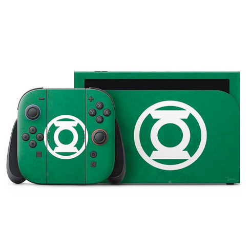 DC Comics Green Lantern Original Logo Nintendo Switch 2 (2025) with Joy-Con Skin